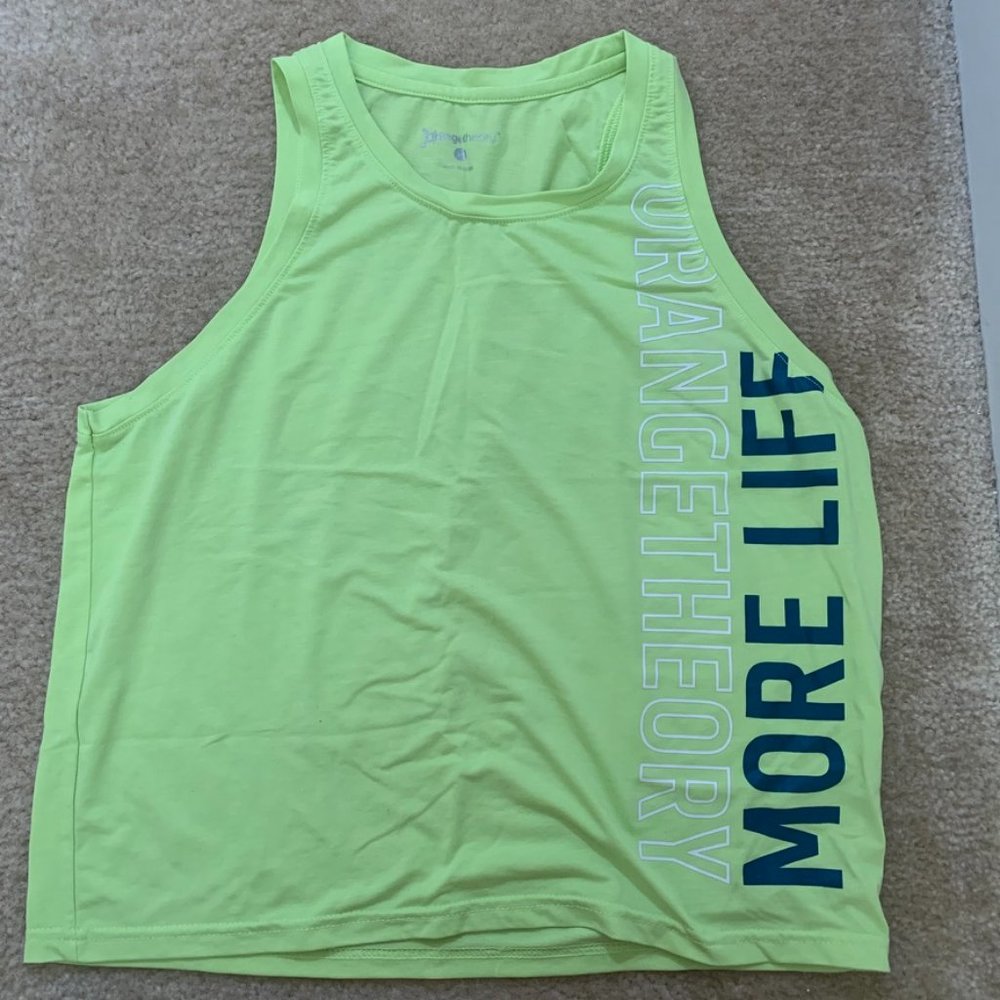 Neon OrangeTheory Tank Top